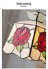 Handcrafted Japanese-Style Vintage Stained Glass Bedside & Restaurant Chandelier