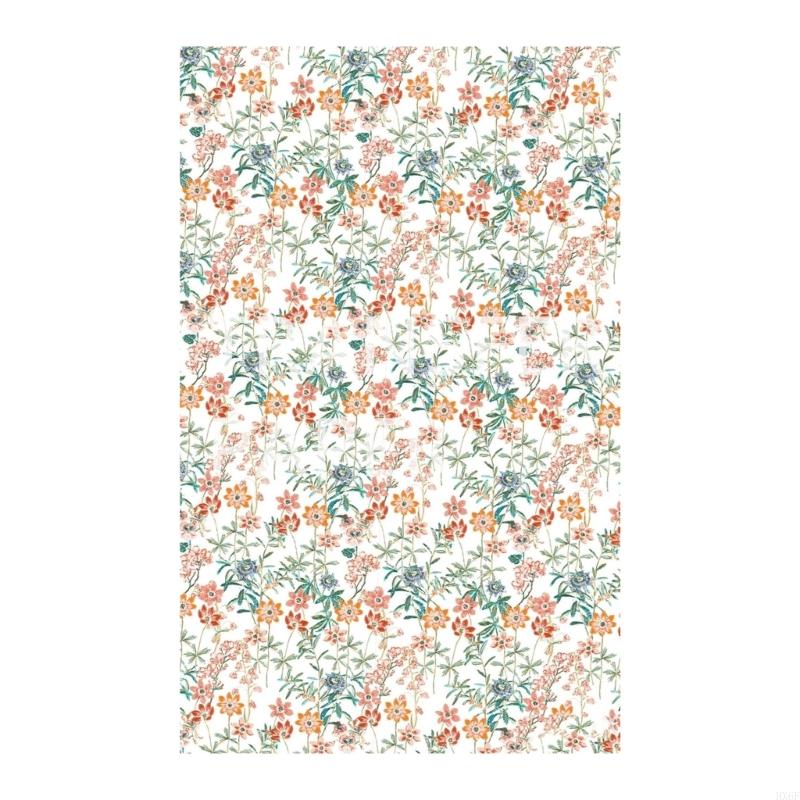 HX6F Artistic Clay Picture Transfers Delicate Earrings Designing Clay Transfer Paper with Floral Patterns