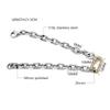 New Arrival Fashion Jewelry 18k Gold Plated Stainless Steel Simple O Chain Inset Zircon Necklace Bracelet Jewelry  for Women