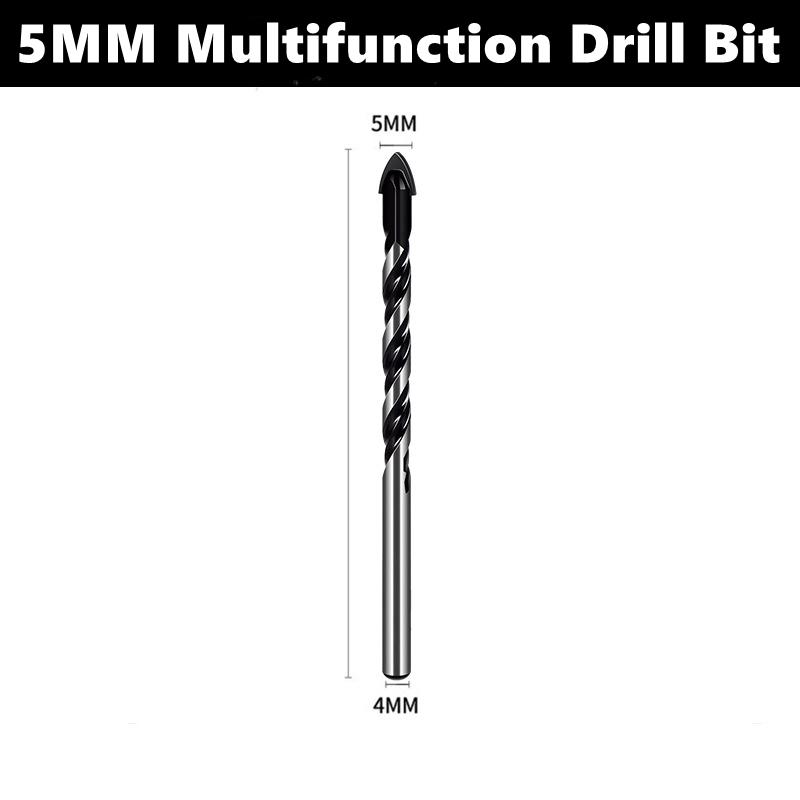 3-12mm Multifunctional Triangle Drill Bit Diamond Drill Set Ceramic Tile Concrete Brick Wood Glass Punching Hole Saw Metal Drill