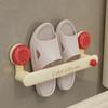 Wall Mounted Suction Cup Shoe Rack Reusable Shoe Hangers Hanging Slippers Organizer  Balcony