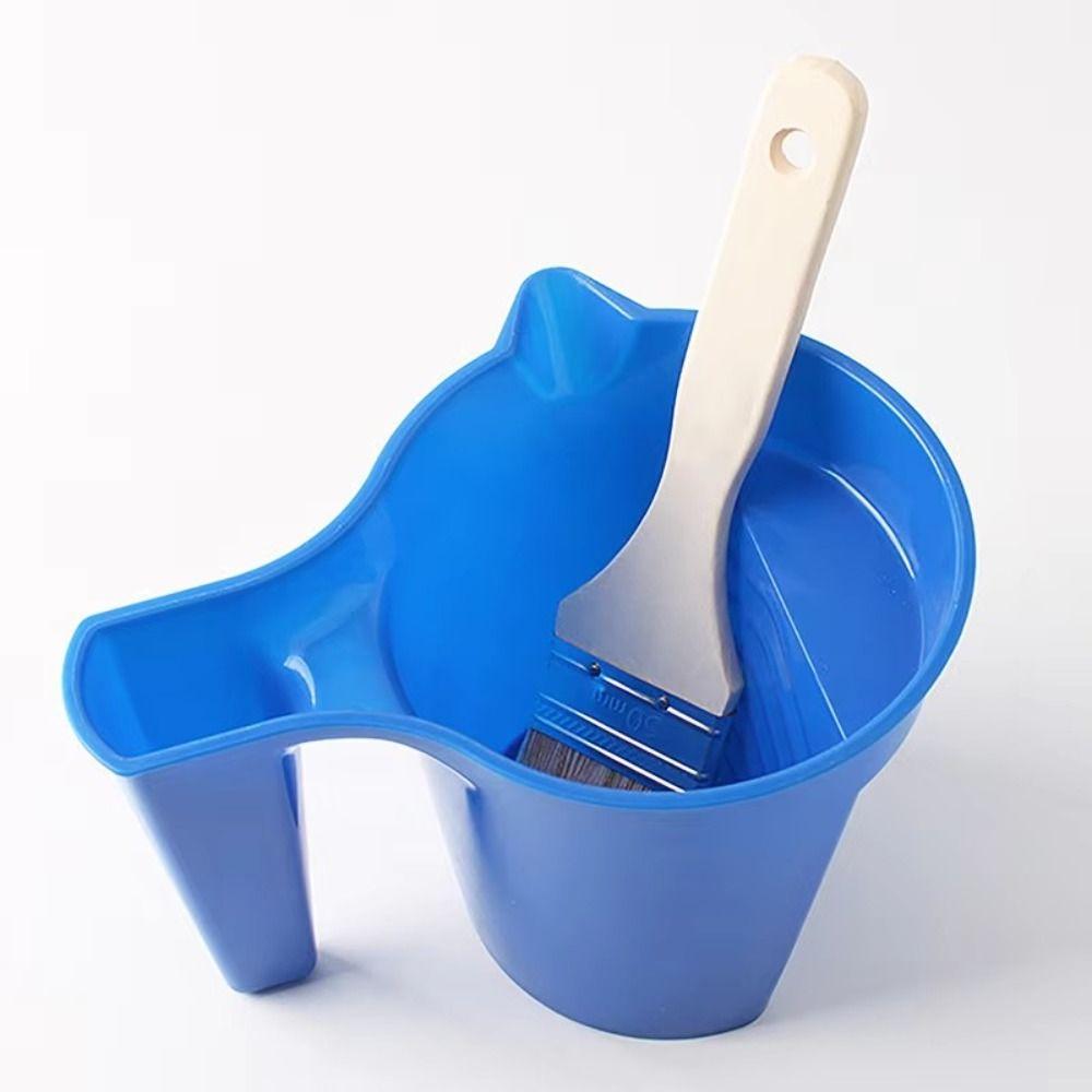 Latex Paint Container Paint Cup Paint Bucket Roller Brush Holding New Material Paint Tool