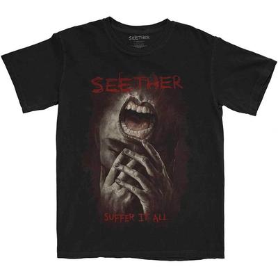T-shirt Unisex Seether: Sopporta tutto (Piccolo)