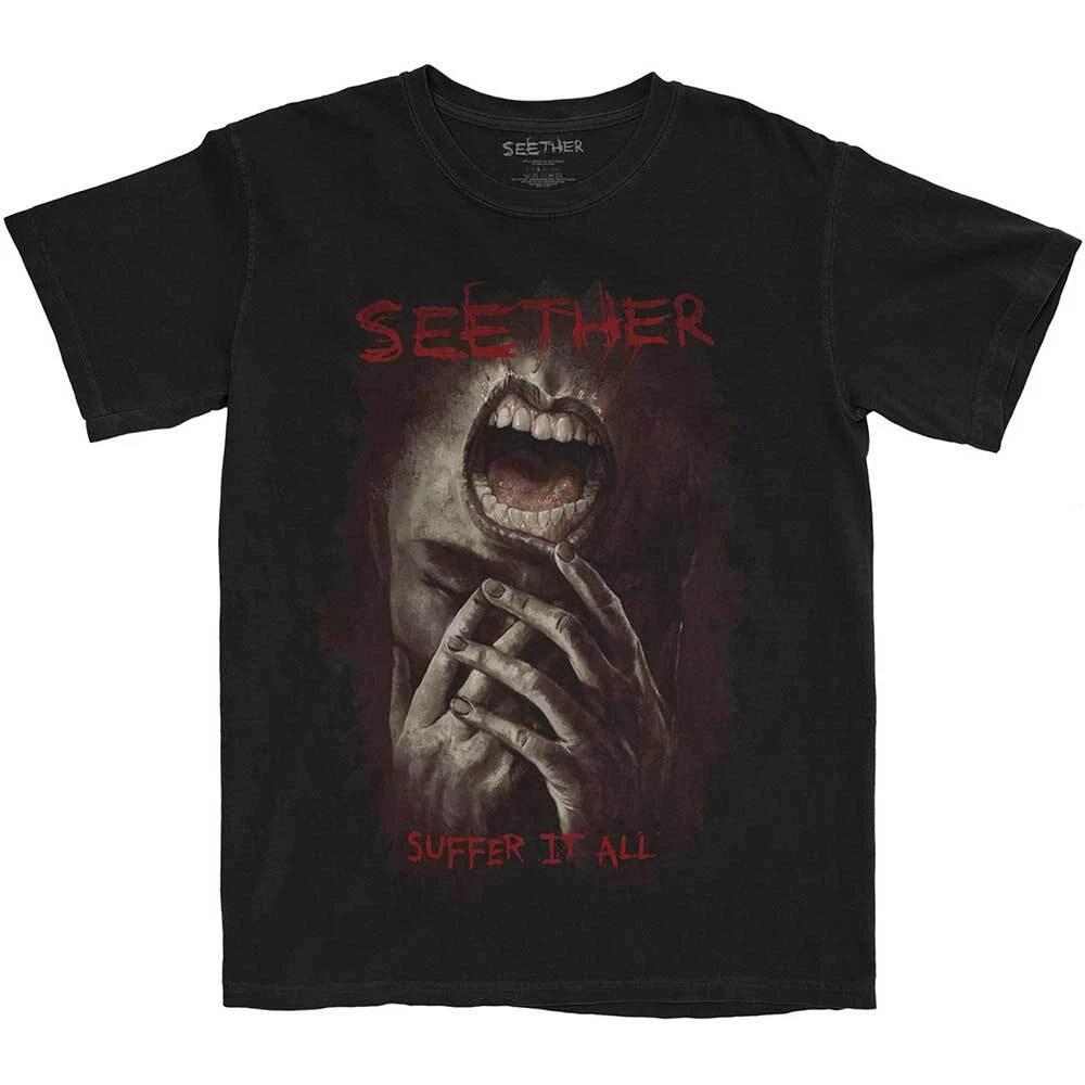 Seether Unisex T-Shirt: Suffer It All (Medium) L
