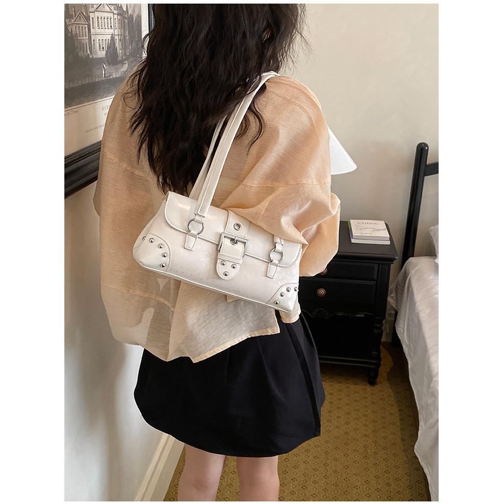 IELGY Commuter Handbag Underarm Large Capacity Boston Pillow Bag