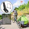 HU-Bicycle Rear Rack Steel Trailer Hitch Universal Baby/Pet Car Hitch Connector Bicycle Trailer Accessories Tow