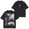 Dark Souls Chosen Undead Graphic T-Shirt Washed Oversized Men Women Summer New Tee Retro Washed Cotton Loose Casual Top Female Male Clothing