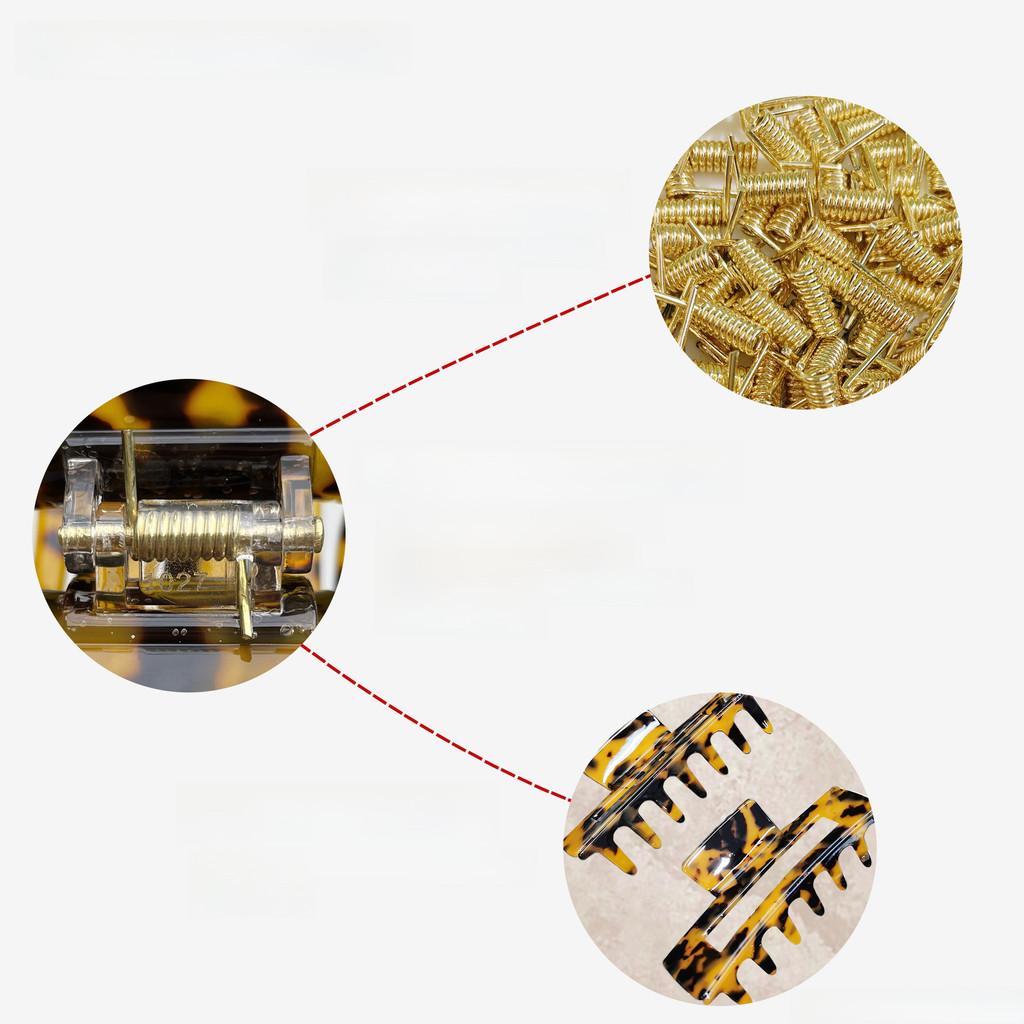 Elegant Korean Style Acetate Hair Clip For Women With Artistic Retro Design