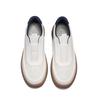 Boys cowhide white board shoes men's shoes hollow breathable European station men's shoes platform men's casual shoes