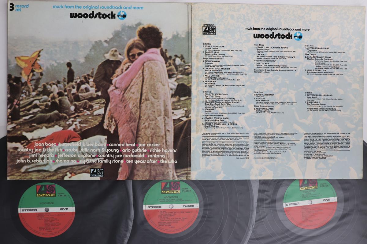 

LP Record OST Woodstock P46161718A ATLANTIC 1980 Japan Soundtracks Musicals Used