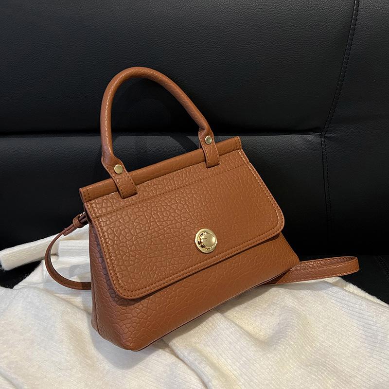 High-texture Work Commuter Women's Handbag Bag, New Popular New Fashion Niche Retro Oblique Span Bag