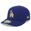 [New Era] 7 (approx. 55.8 Cm) 2025 Gold Collection Overseas Import Cap LP59FIFTY Los Angeles Dodgers MLB 2025 GOLD COLLECTION FITTED CAP ROYAL BLUE