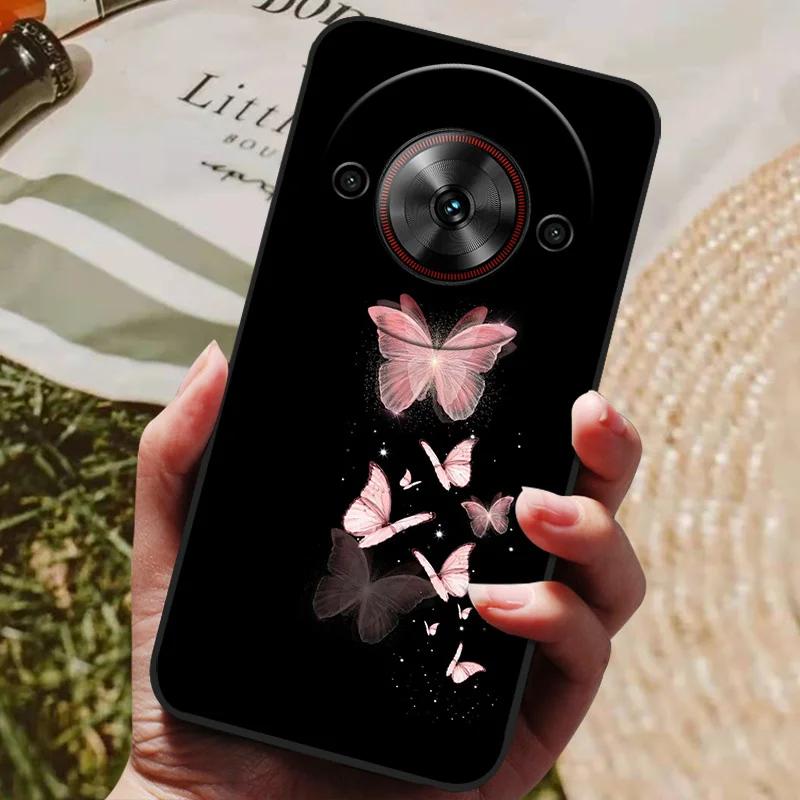 Per ZTE Blade A75 5G Custodia Cool Stampata Silicone TPU Morbida Cover per ZTE Blade A75 5G Custodie Nere Protettive Guscio Telefono A 75 5G