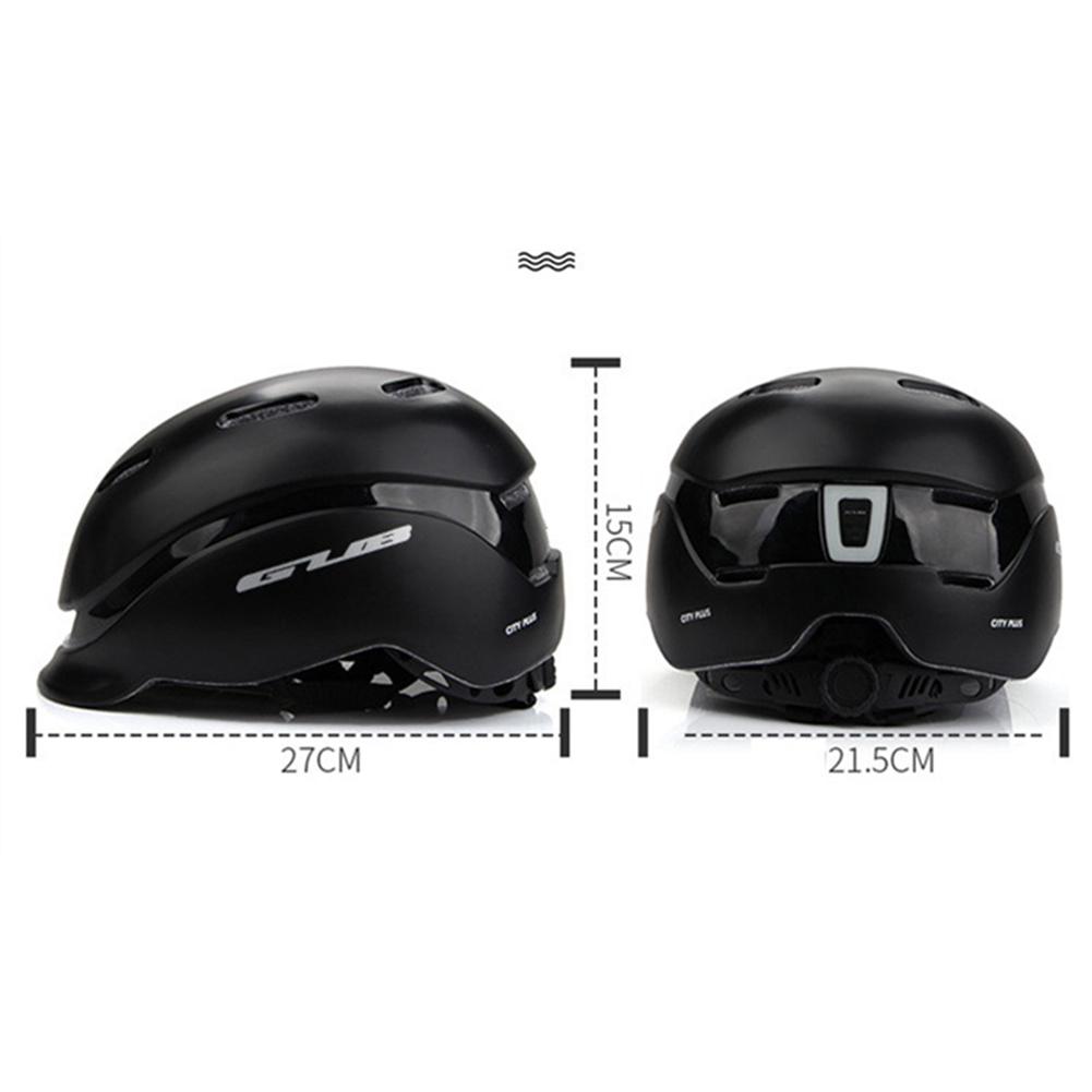 Cycling Helmet with USB Charging Taillight PC+EPS Safety Bike Sports Urban Leisure Bicycle Helmet