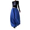 Korean Retro Hip-Hop Slimming Winter Sweatpants for Women – Curved Leg, Loose Fit