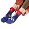 Funny Clown, Coral Velvet Socks, Children'S Fun Cartoon Floor Socks, Winter Warmth, Thickened Sleeping Socks, Cross-Border