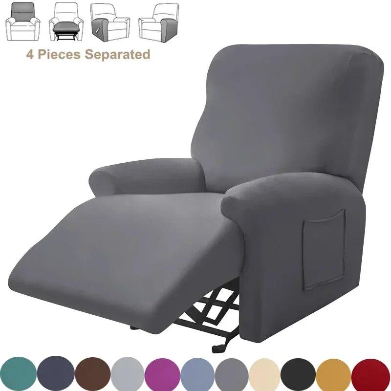 Split Recliner Sofa Cover for Living Room Spandex Relax Lazy Boy Chair Cover Elastic Armchair Cover Furniture Protector Covers
