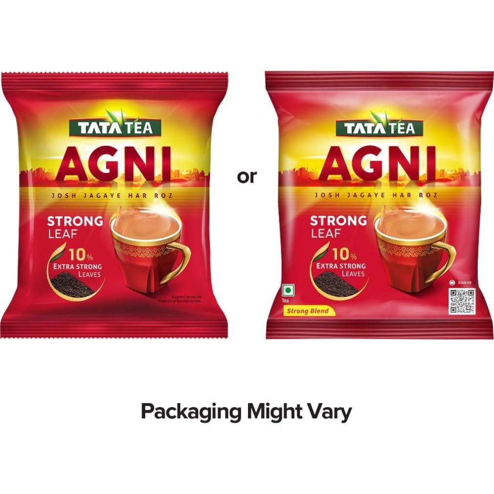 Tata Tea Agni | Strong chai With 10% Extra Strong Leaves | Black Tea | 250g