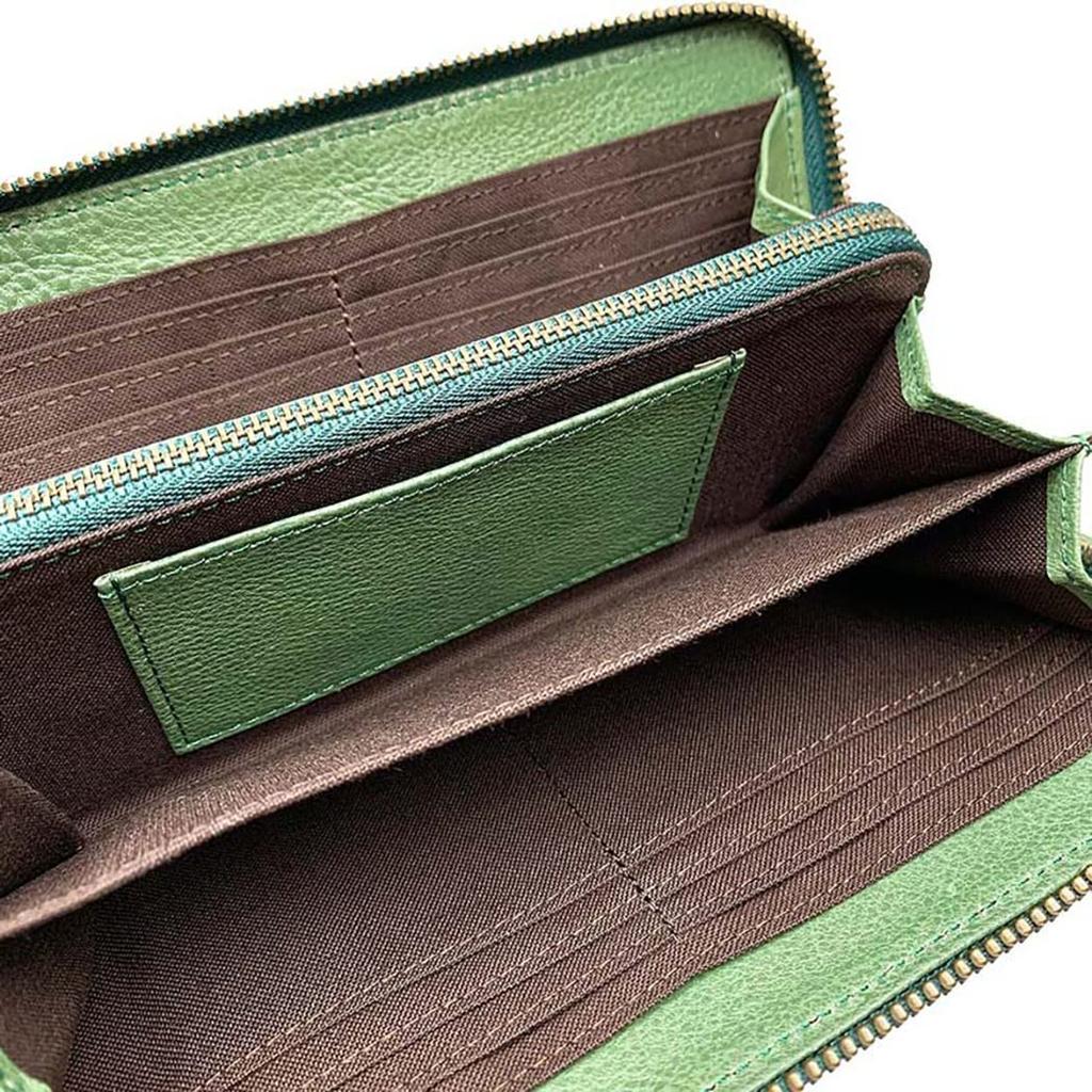 PEANUTS SNOOPY Round Zip Long Wallet, Camel, 73053, Cowhide, Italian Leather, Unisex (Camel)