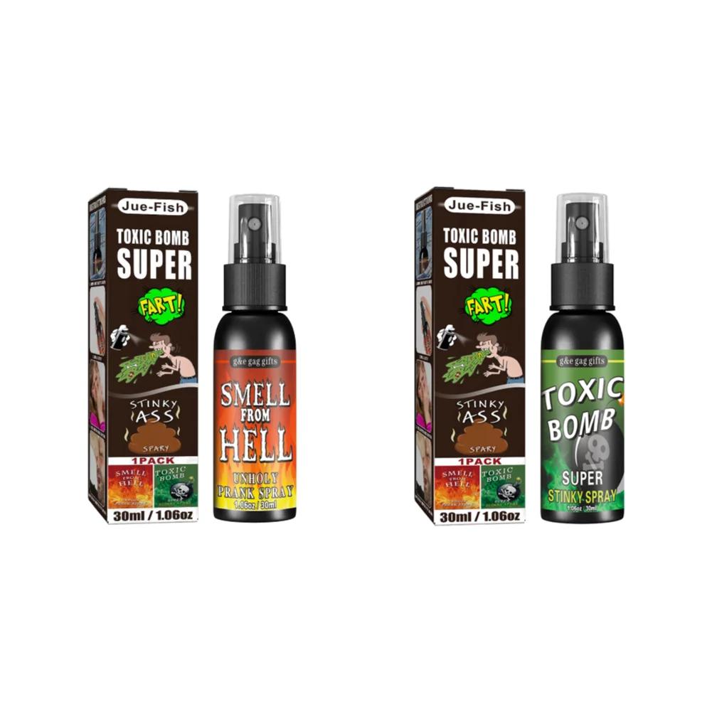 30ml Poop Spray Creative Liquid Fart Gag Prank Joke Spray Funny Halloween Toy Stink Bomb Extra Strong Smelly Stinky Gas Spray