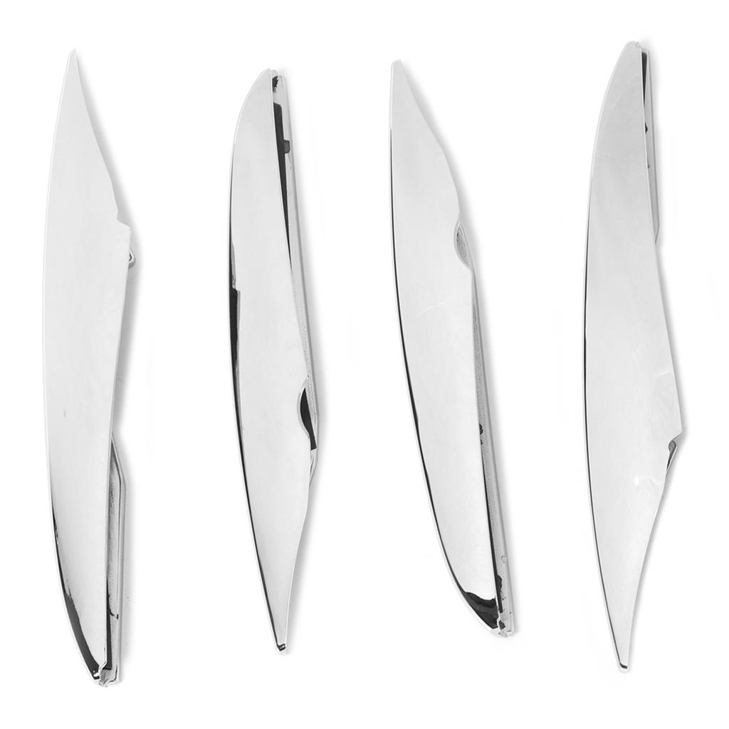 4PCS Front Bumper Fog Light Trim High Hardness Replacement for Mercedes?Benz GLC Class X253 AMG