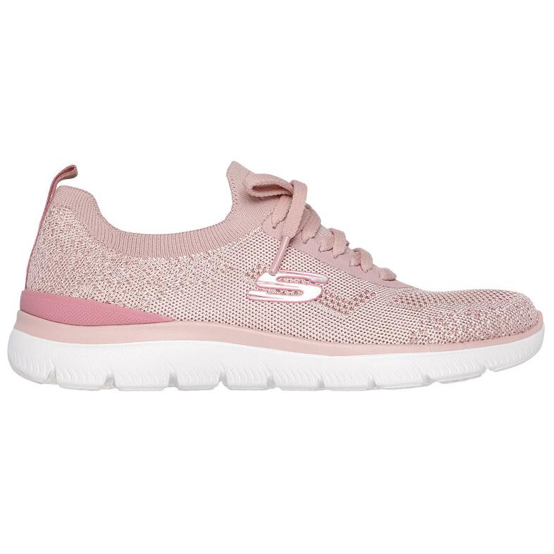Skechers Summits - Sneak Peek Comfortable Lightweight Breathable Low-Top Casual Shoes Women Sneakers Pink 150122-ROS