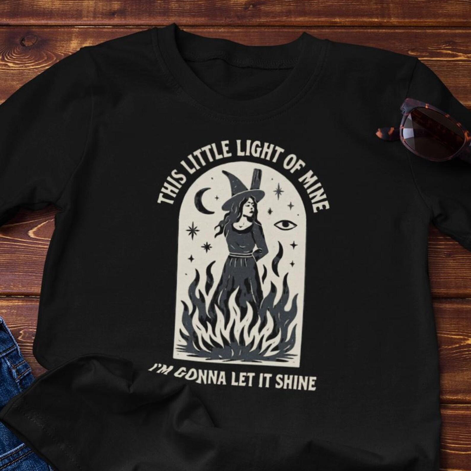 Witch Shirt | This little light of mine Parody - Cotton Tee 2XL