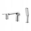 Dima 3-hole Chrome Floor-standing Bathtub Faucet