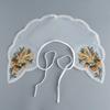 Embroidered False Collar for Women Teens Girls Elegant Detachable Faux Collar Blouse Collar Fashion Clothing Accessories