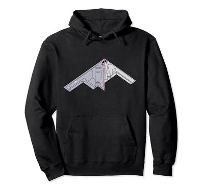 US Stealth Bomber B-21 Raider Vs. B-2 Spirit Aviation Hoodie