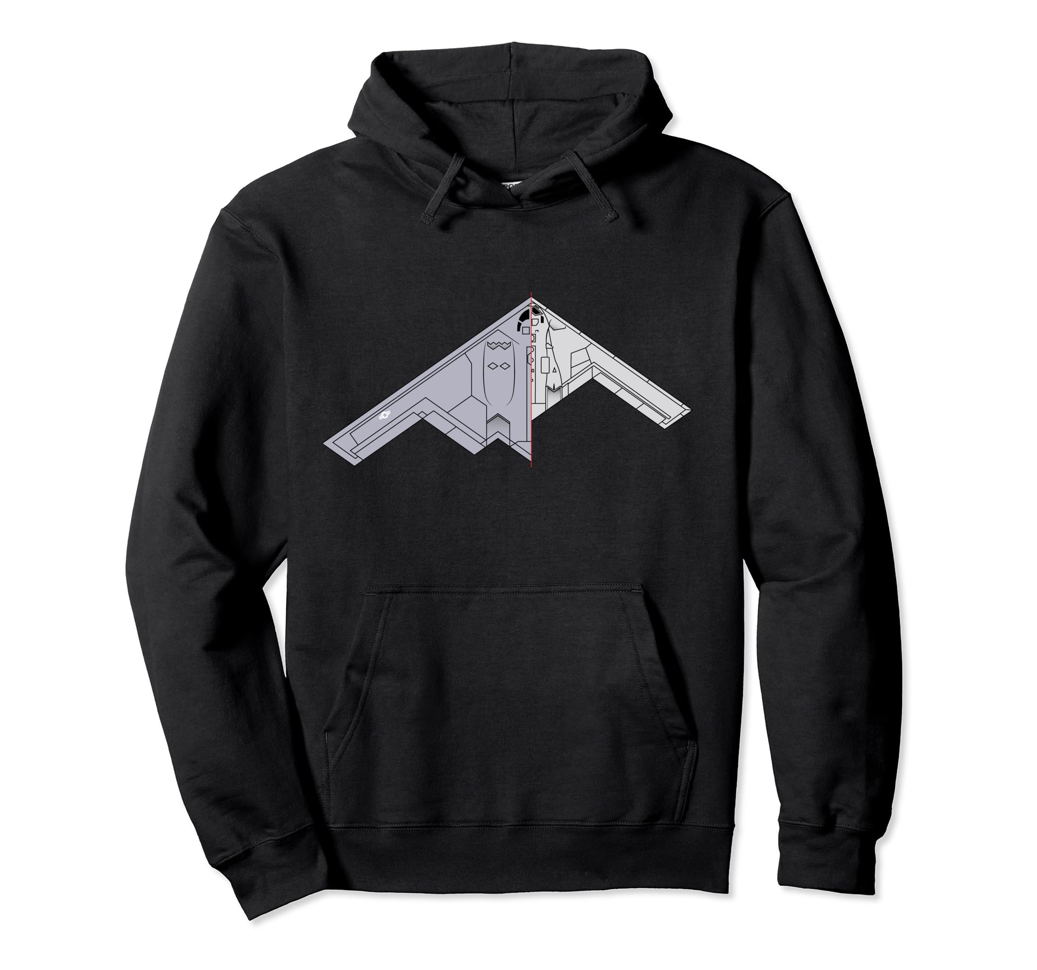 

US Stealth Bomber B-21 Raider vs. B-2 Spirit Aviation Hoodie