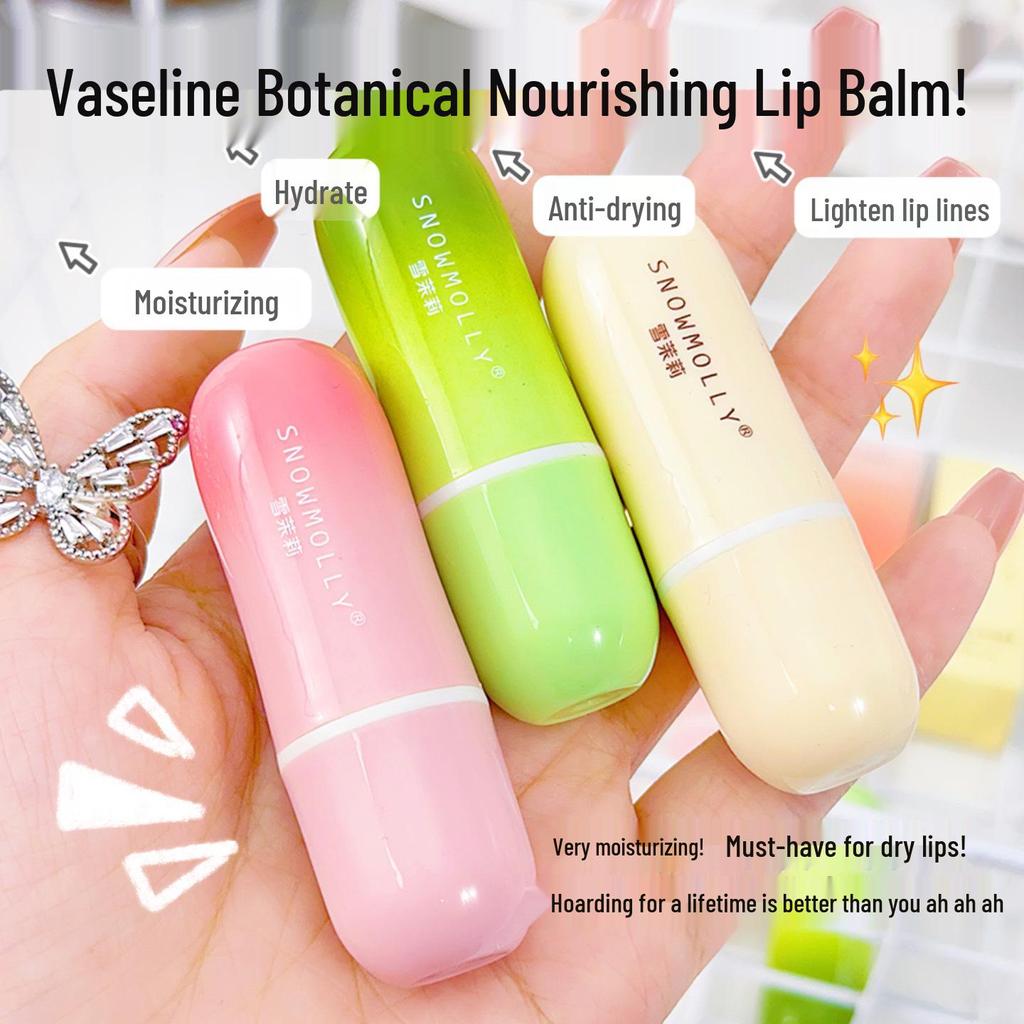 Snow Jasmine Vaseline Lip Balm - Autumn/Winter Edition for Dry LipsMakeup