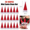 Christmas Candy Hats Classic Decoration Xmas Lollipop Hats Festival Party Supplies Cute Children Gift for Home Dinner Room Table