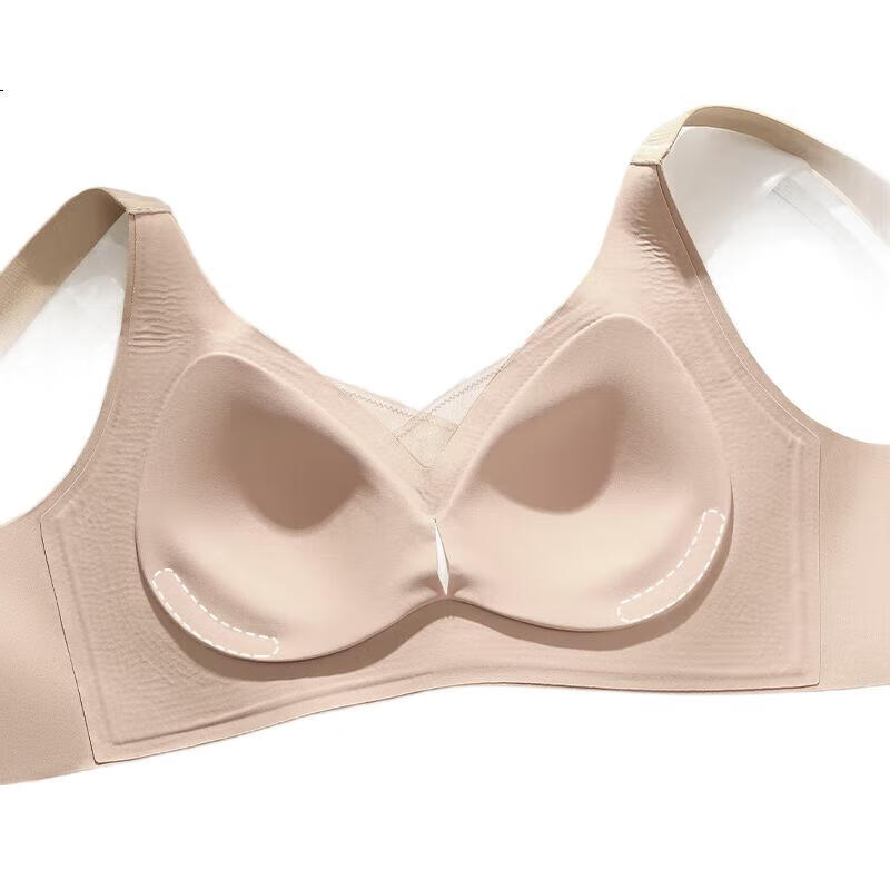 LANGSHA Women's Bra, Anti-Sagging, Side Support, Push-Up for Small Breasts, Seamless, Soft Support, Lift And Shape, Wireless Brassiere