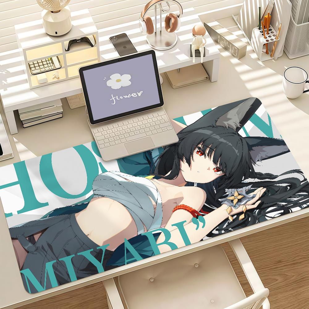 Game Zenless Zone Zero Mouse Pad Anti Slip Rubber Edge Locked Thickened Laptop Gaming Desk Mat