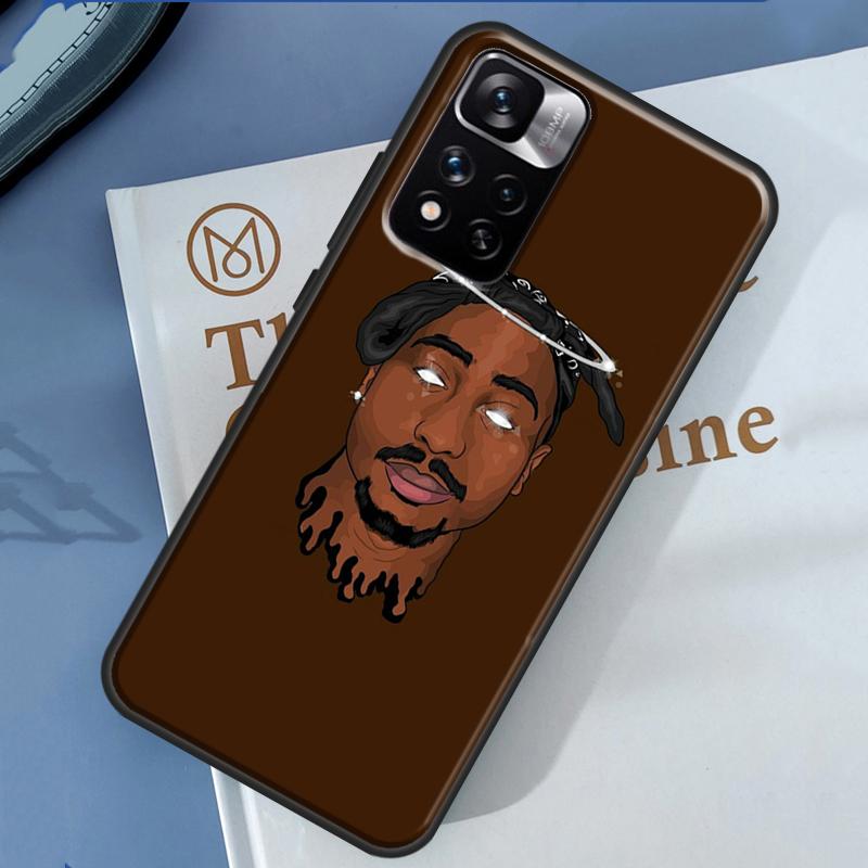 Rapper 2pac Sänger Tupac Hülle Für Xiaomi Redmi 14C 13C 10C 12C Redmi Note 13 14 Pro 12 11 9 10 9S 10S 11S 12S Abdeckung