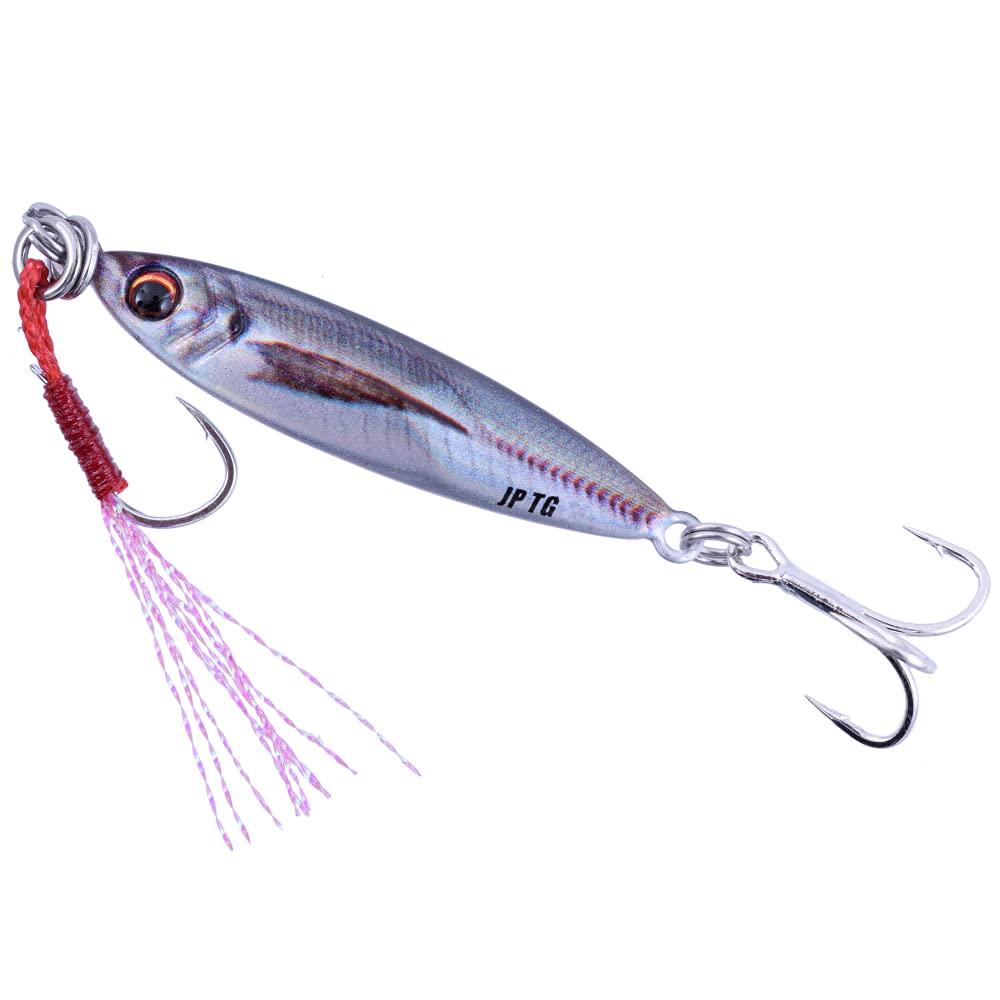 Major Craft Metal Jigpara Live Bait Live Horse Lure Jig, Tungsten, Color, JPTG-24#82, Mackerel, 24g, #82