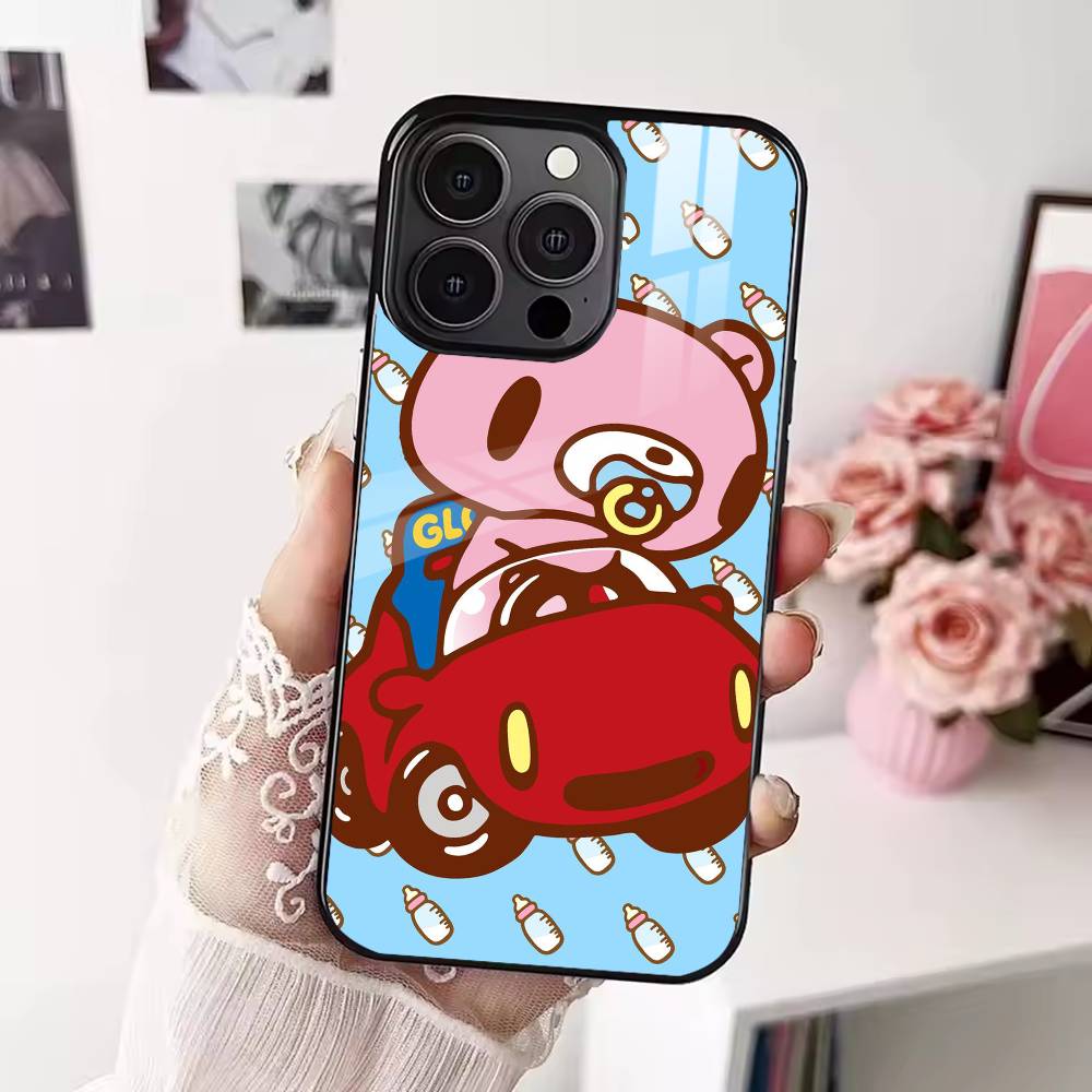 G-Gloomy Cute Bear Wallpaper Phone Case For iPhone 17,16,15,14,13,12,Plus,Pro,Max For Magsafe Magnetic Wireless Charge