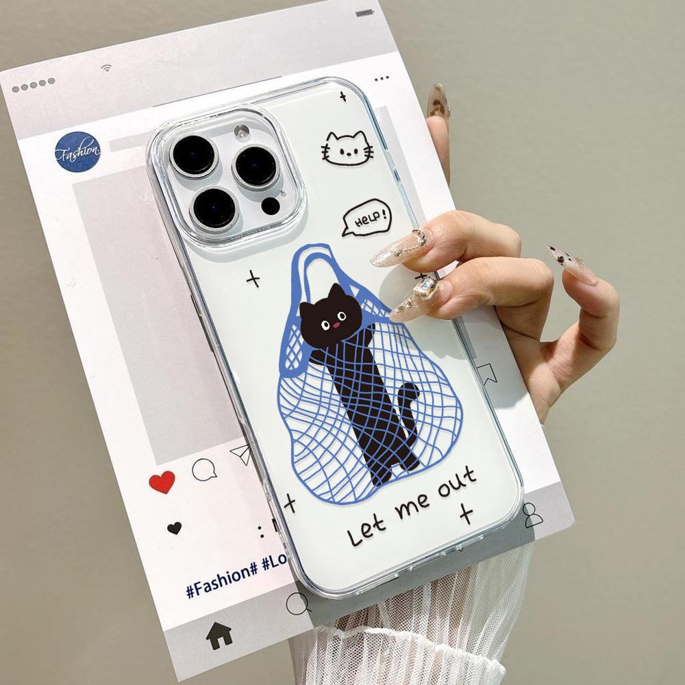Painted Phone Case for iPhone 12 13 15 16 iPhone 16 12 13 14 15 Pro  14 15 16 Pro Max Coverage Shockproof Anti-Fingerprint Fresh Style Protective Case