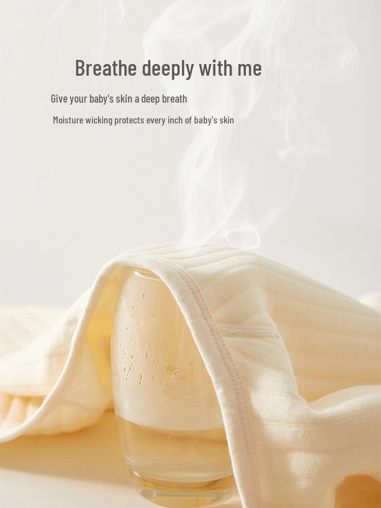 Jingqi Cotton-Padded Newborn Romper: Autumn/Winter Side-Opening Pajamas