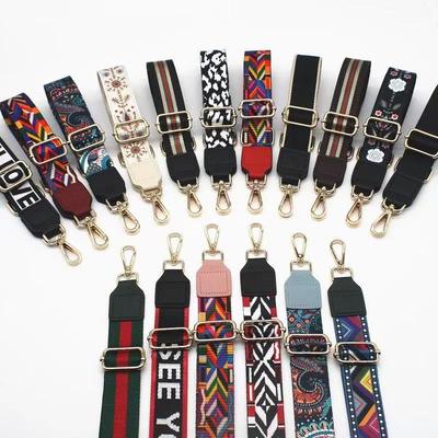 Adjustable Woven Wide Straps for Women's Bags - Versatile Replacement Diagonal Shoulder Straps