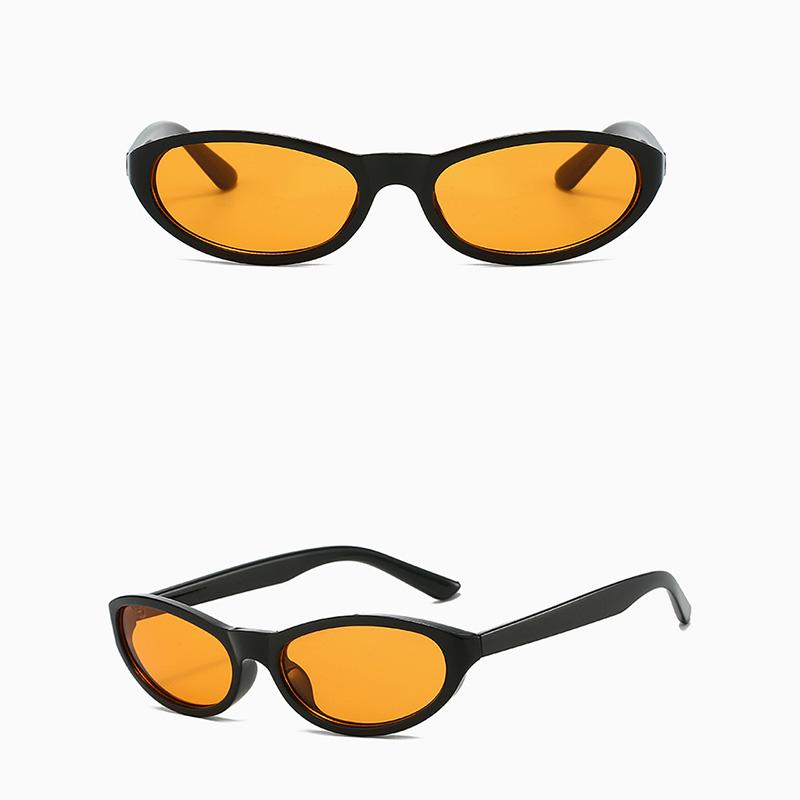 Retro Oval Small Frame Fashion Outdoor UV Protection Sunglasses For Women