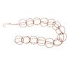 Rain Chain Ring Style Decorative Metal Gutter Rain Chain for Outdoor Garden Balconies Parks Round Ring
