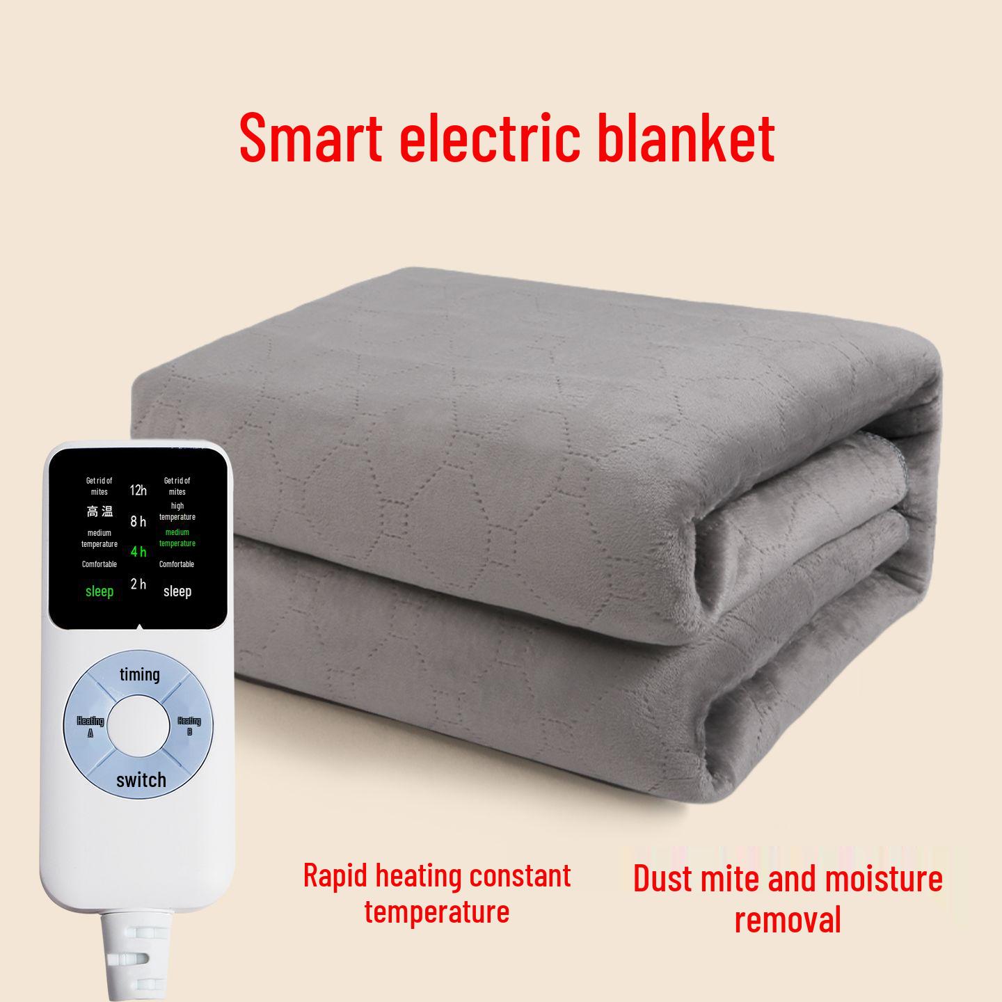Smart Electric Heating Blanket with Dual