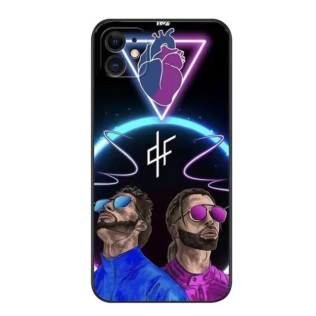 Lovely Soft Animation Fashion Phone For Iphone 11 Plus Max 12 13 Mini XR 8 6 6s 7 14 Pro XS X Silicone Silicon Straight TPU Soft Case Cover