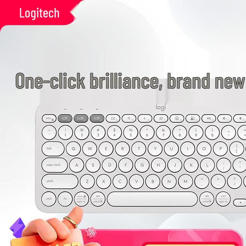 Logitech K390 Schlanke Tragbare Kabellose Bluetooth-Tastatur