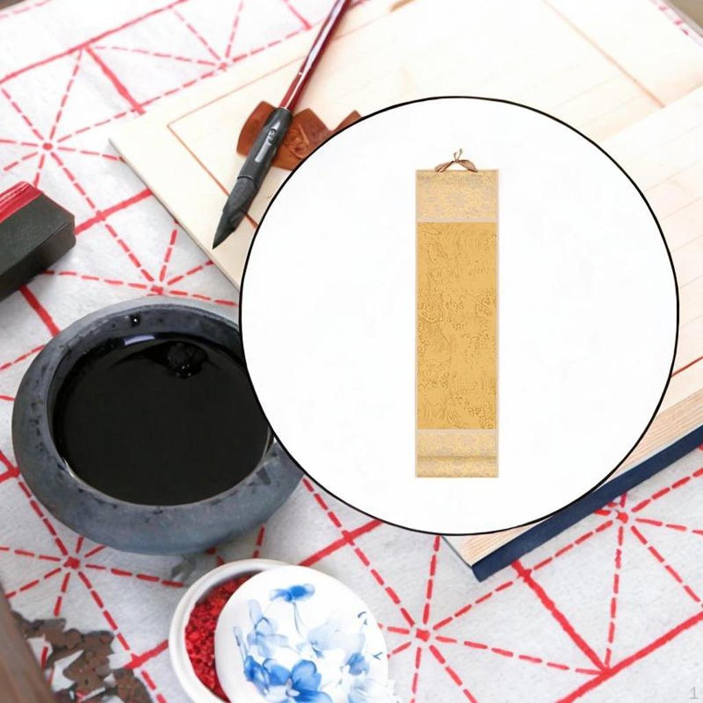 Chinese Art Scroll Paper Blank Calligraphy Lightweight Fengshui Decoration Painting Roll