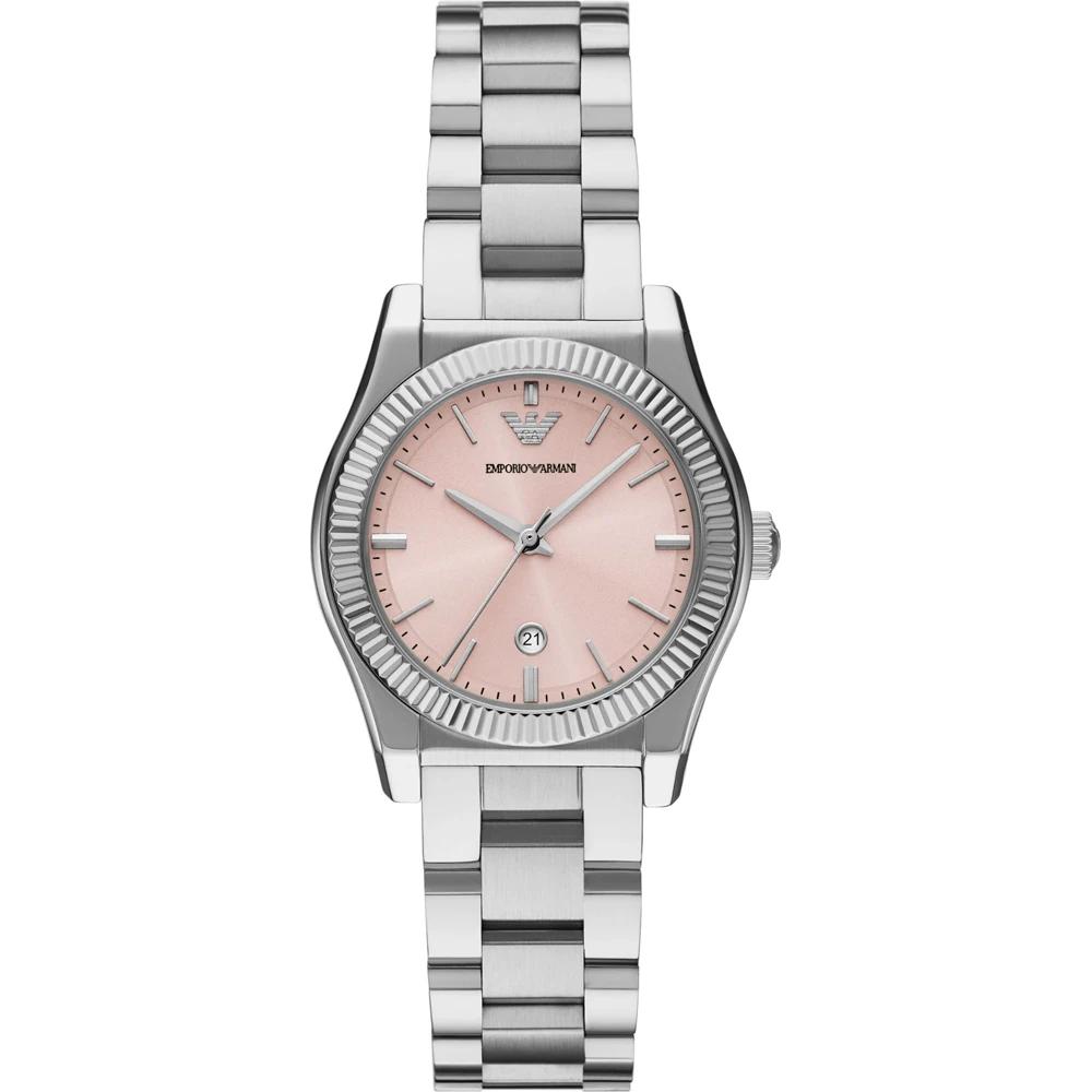 

Emporio Armani Federica Pink Stainless Steel Silver Ladies Quartz Watch AR11658 розовый
