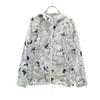 Newspaper Pattern Windbreaker M NF0A3C7O Outdoor Jacket Women Used