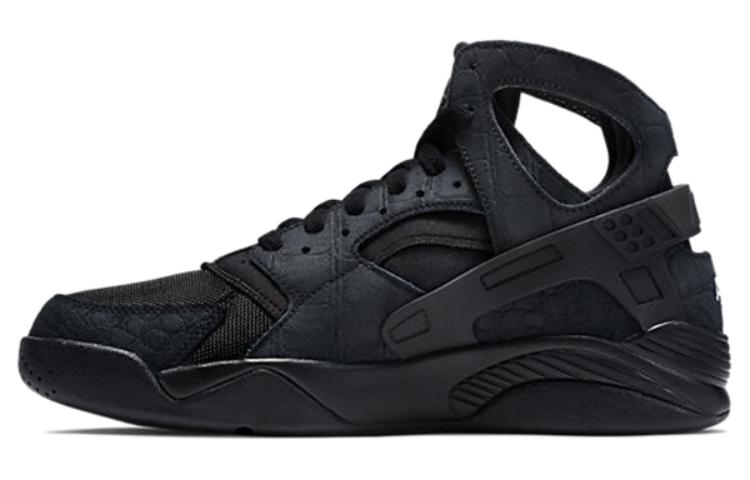 

Nike Air Flight Huarache Slip Resistant Mid top Vintage Basketball Shoes Unisex Black 705005-009 40